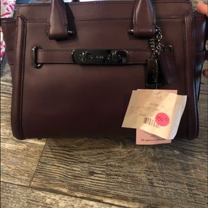 Coach plum handbag